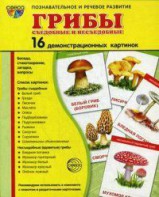 Демонстрационные карточки "Грибы съедобные и не съедобные" - fgospostavki.ru - Рыбинск