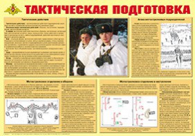 Плакат "Тактическая подготовка" - fgospostavki.ru - Рыбинск