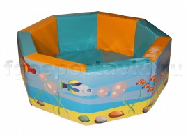 Сухой бассейн восьмигранный с шелкографией - fgospostavki.ru - Рыбинск