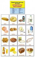 Раздаточные карточки "Продукты питания" - fgospostavki.ru - Рыбинск