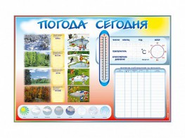 Стенд-уголок маркерный "Погода сегодня" - fgospostavki.ru - Рыбинск