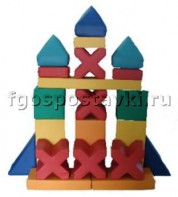 Мягкий модуль-конструктор "Башня" (21 элемент) - fgospostavki.ru - Рыбинск