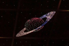 Потолок "Звездное небо с анимационным фибероптическим эффектом сатурн" - fgospostavki.ru - Рыбинск