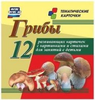 Тематические карточки "Грибы" - fgospostavki.ru - Рыбинск