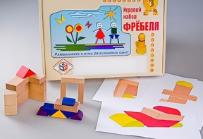 Игровой набор Фребеля "Конструктор деревянный без соединений-2" (Серия "Эксперимент") - fgospostavki.ru - Рыбинск
