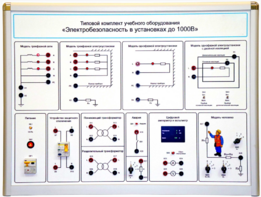 Типовой комплект учебного оборудования «Электробезопасность в установках до 1000 В»  - fgospostavki.ru - Рыбинск