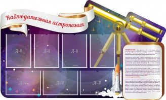 Стенд "Наблюдательная астрономия" - fgospostavki.ru - Рыбинск