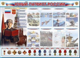 Стенд-уголок "Юный патриот России" - fgospostavki.ru - Рыбинск