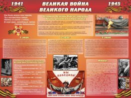Стенд "Великая война Великого народа" Вариант 2 (6 блоков) - fgospostavki.ru - Рыбинск