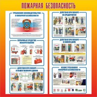 Стенд "Пожарная безопасность" Вариант 4 - fgospostavki.ru - Рыбинск