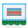  Элемент конструктора одиночный одноцветный Color Blocks 100 штук - fgospostavki.ru - Рыбинск